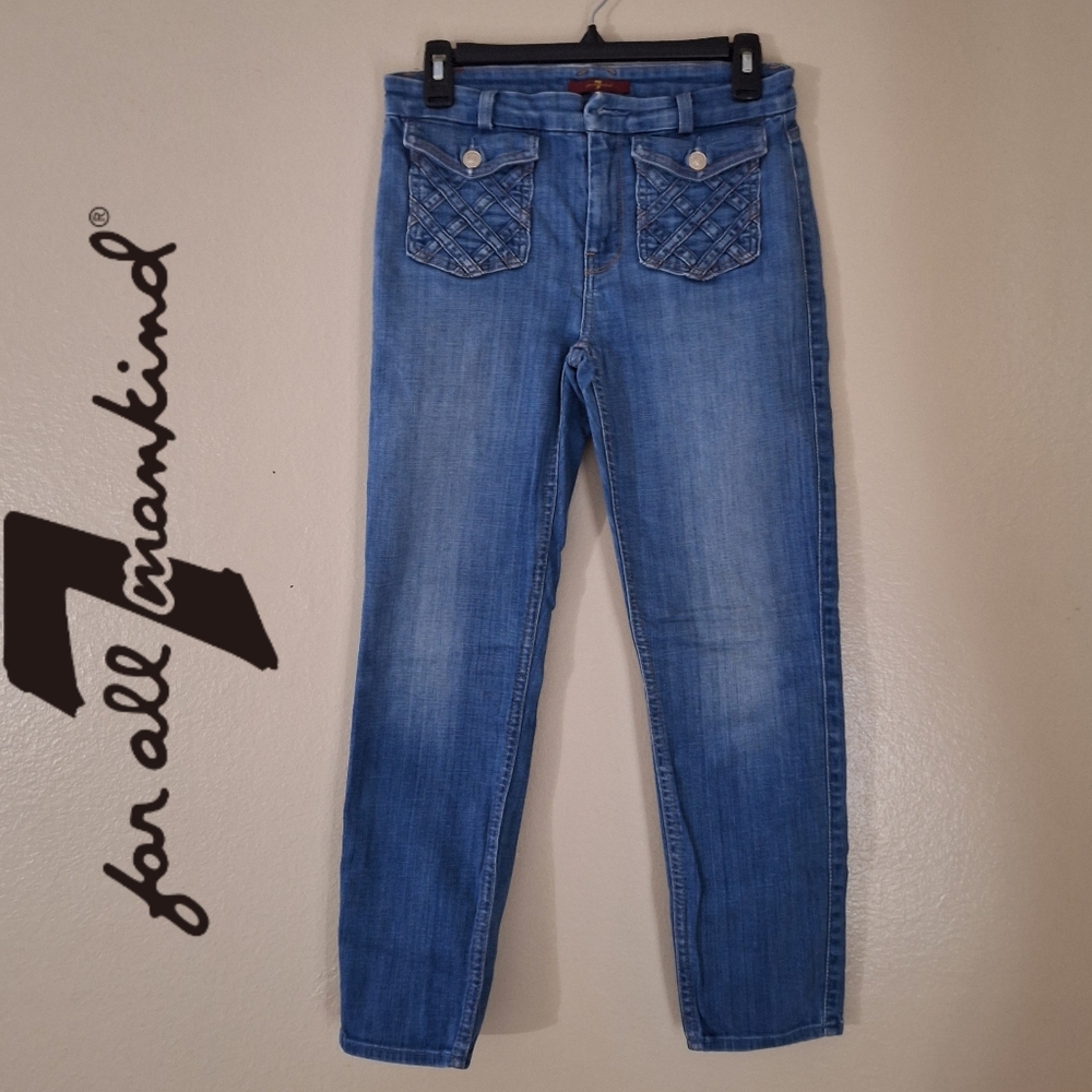 Women's 7 For All Mankind Mod Rise Jeans Size 28